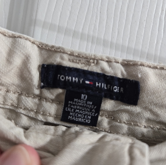Tommy Hilfiger Khaki Shorts Sz 10 Y2K - Picture 6 of 6